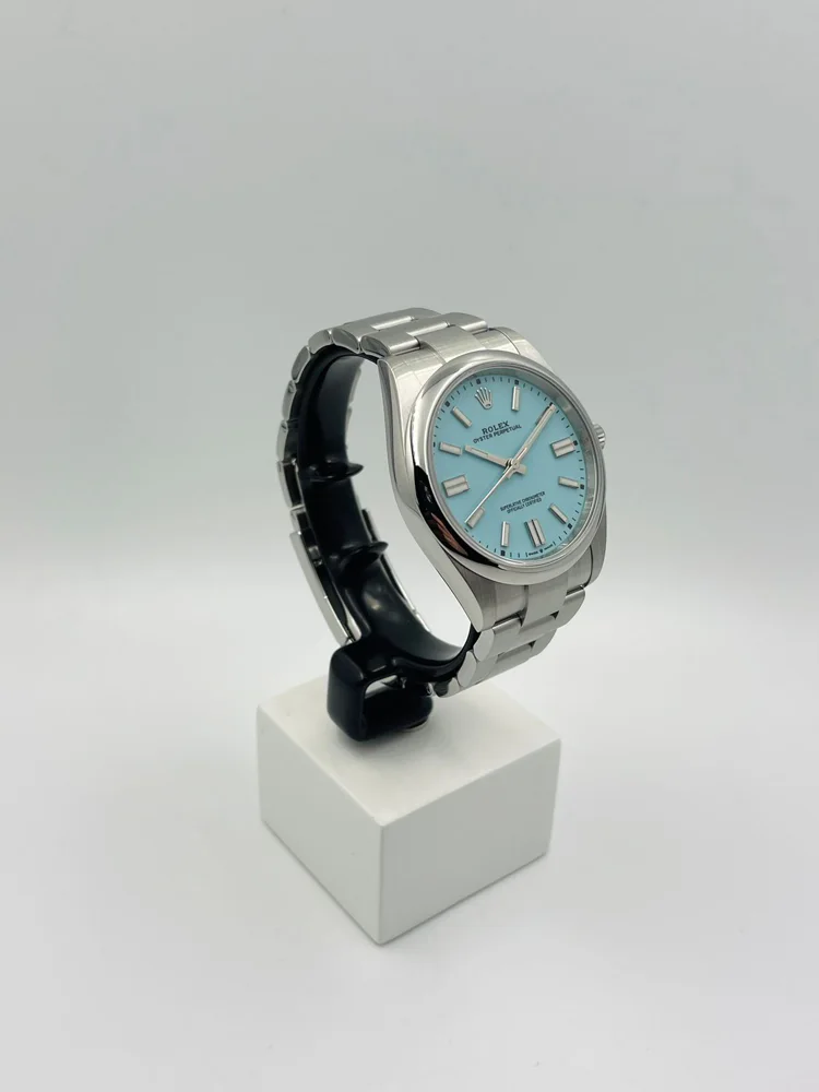 Rolex Oyster Perpetual 41 Tiffany Dial Full Set 2022